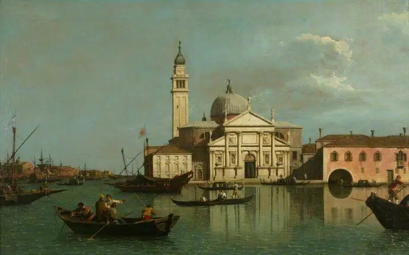 A igreja de San Giorgio Maggiore, Veneza - Canaletto