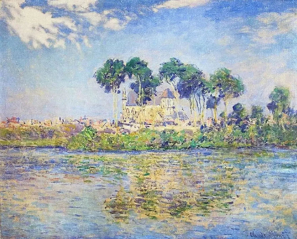 L'église de Vernon - Claude Monet image 1 reproduction réalisée par Alpha Reproduction