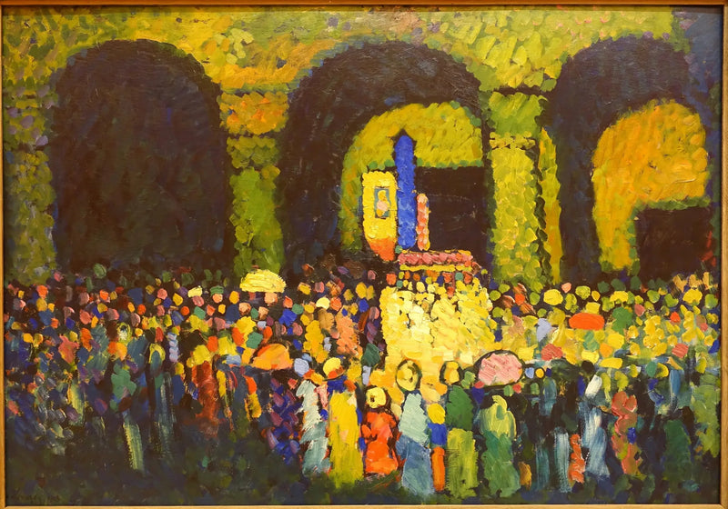 A igreja de São Luís em Munique - Vassily Kandinsky