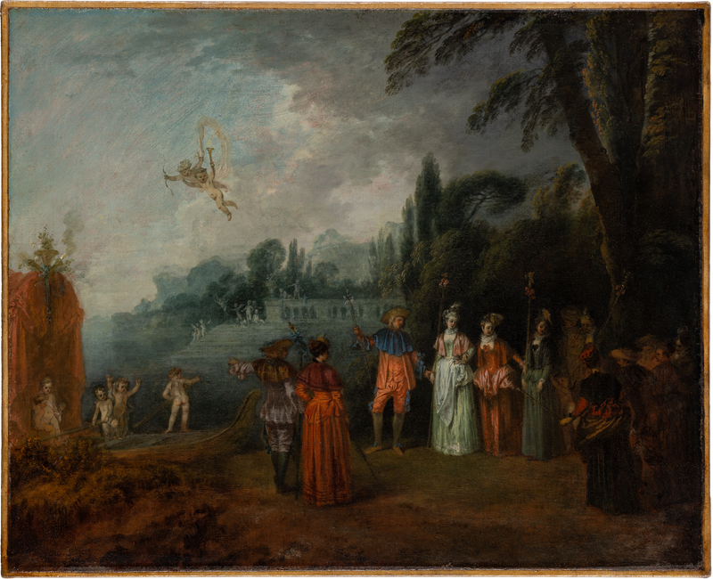 O embarque para Cítira - Antoine Watteau