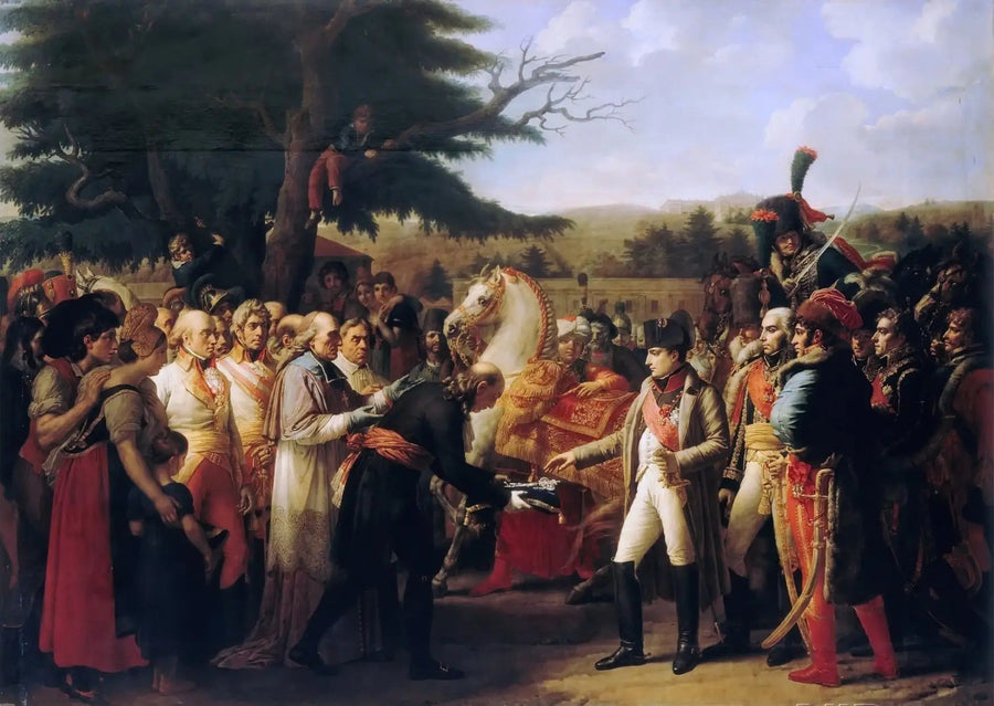 O Imperador recebendo as chaves de Viena - Anne-Louis Girodet