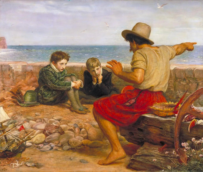 A infância de Raleigh - John Everett Millais