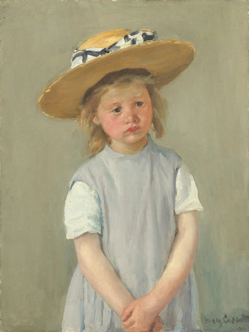 A criança com o chapéu de palha - Mary Cassatt