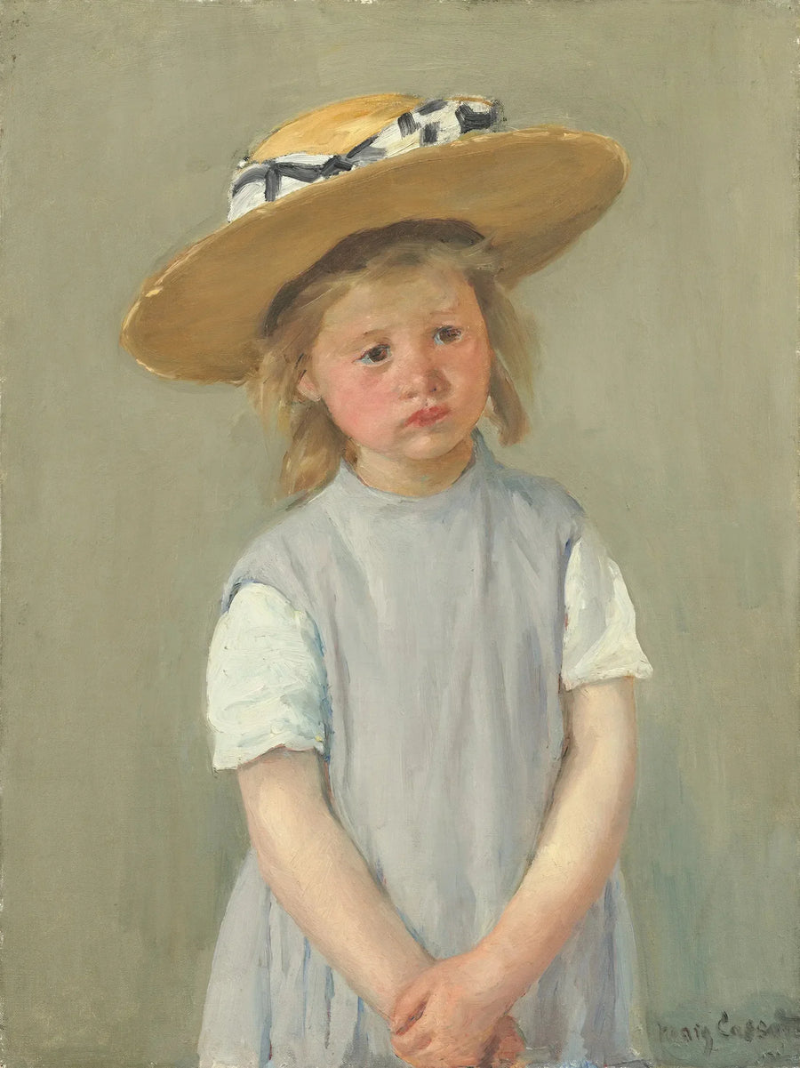 A criança com o chapéu de palha - Mary Cassatt