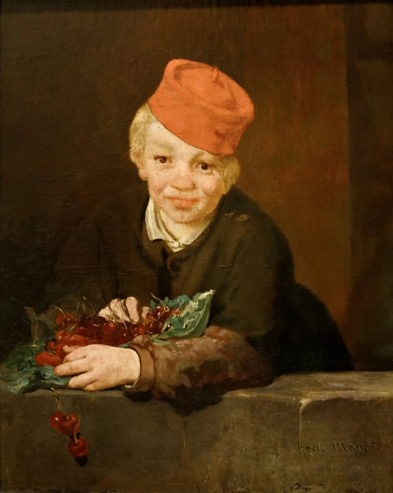 A criança com cerejas - Édouard Manet