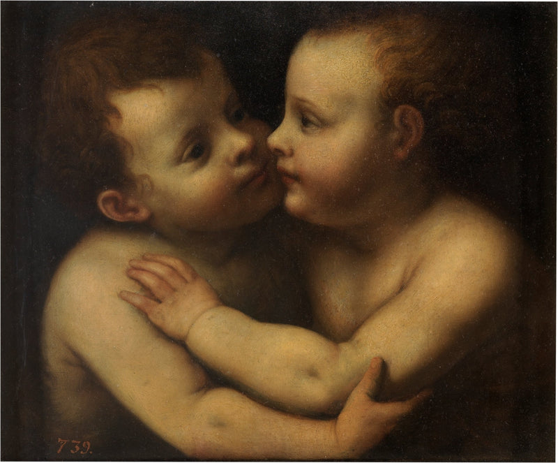 O Menino Jesus e São João Batista - Bernardino Luini