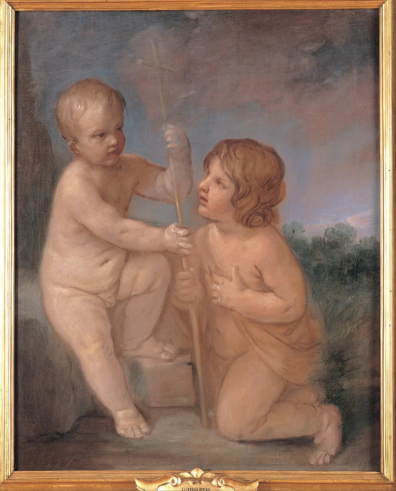 O Menino Jesus e São João - Guido Reni