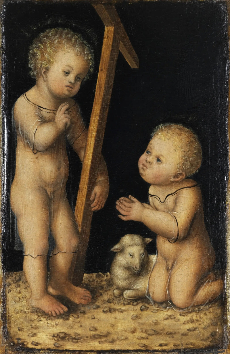 O Menino Jesus e São João - Lucas Cranach, o Velho