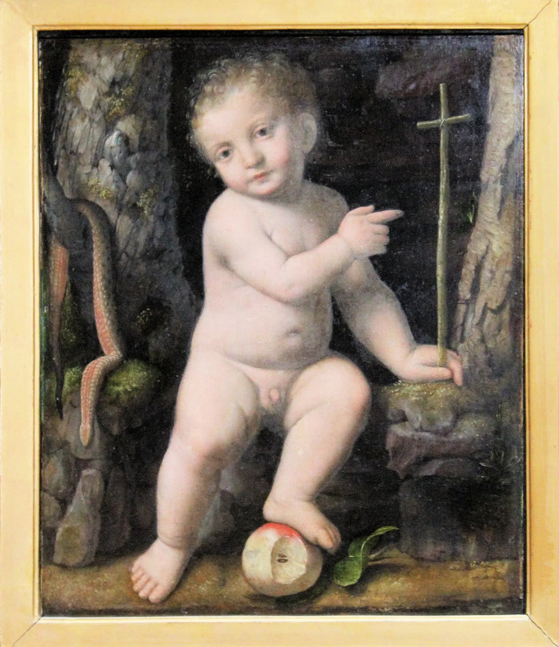 O Menino Jesus, salvador do mundo - Bernardino Luini
