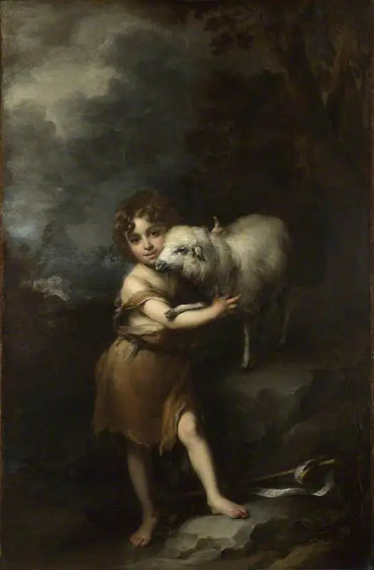 A Criança São João com o Cordeiro - Bartolomé Esteban Murillo