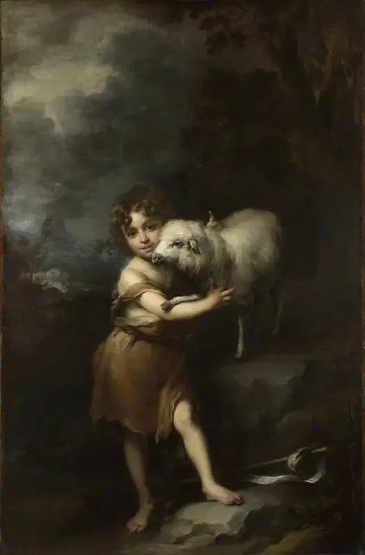 A Criança São João com o Cordeiro - Bartolomé Esteban Murillo