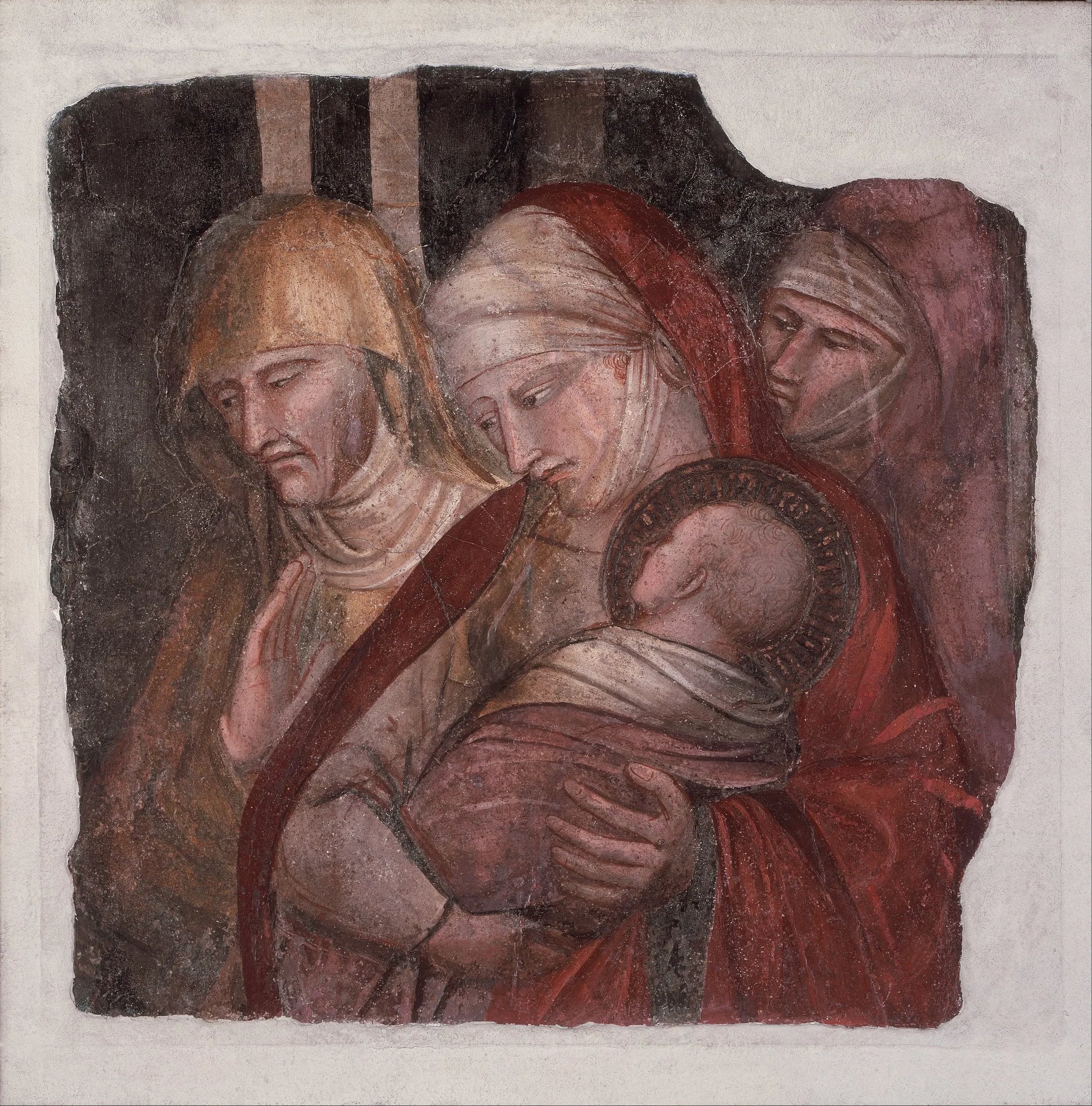 L'Enfant saint Jean-Baptiste présenté à Zacharie - Spinello Aretino image 1 reproduction d’œuvre d’art à l’huile
