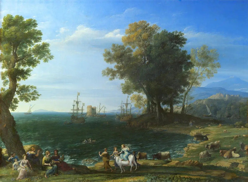 O Rapto da Europa - Claude Lorrain