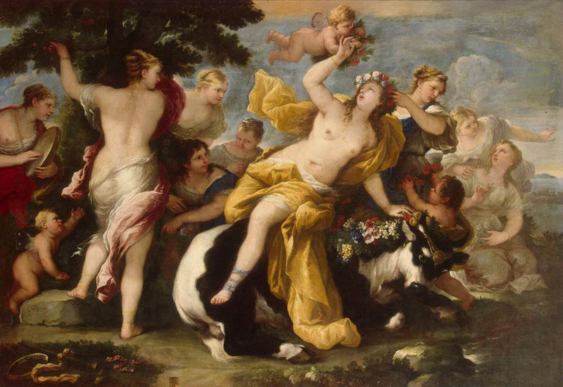 A Remoção da Europa - Luca Giordano