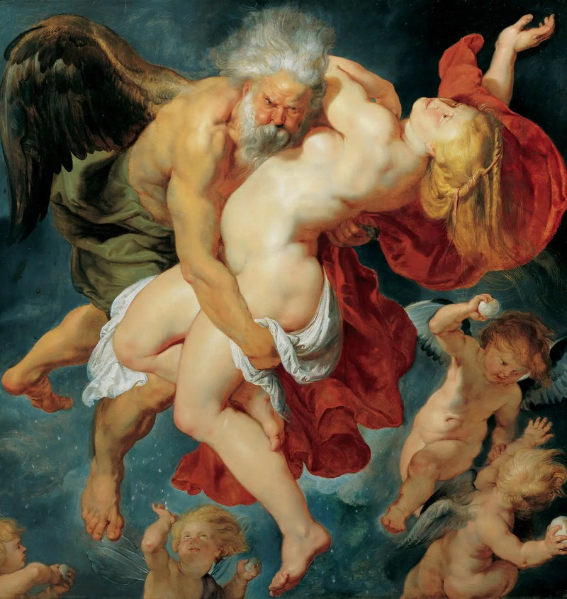O Rapto de Orithye por Boreas - Peter Paul Rubens