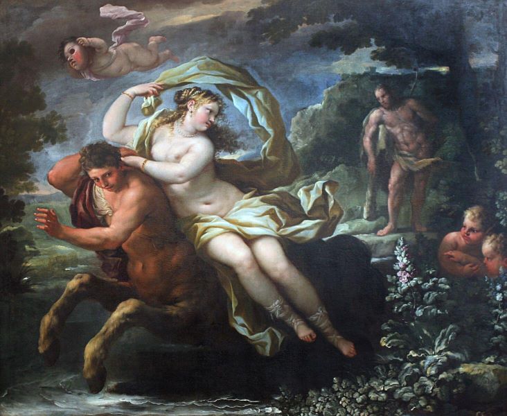 O Rapto de Déjanira - Luca Giordano
