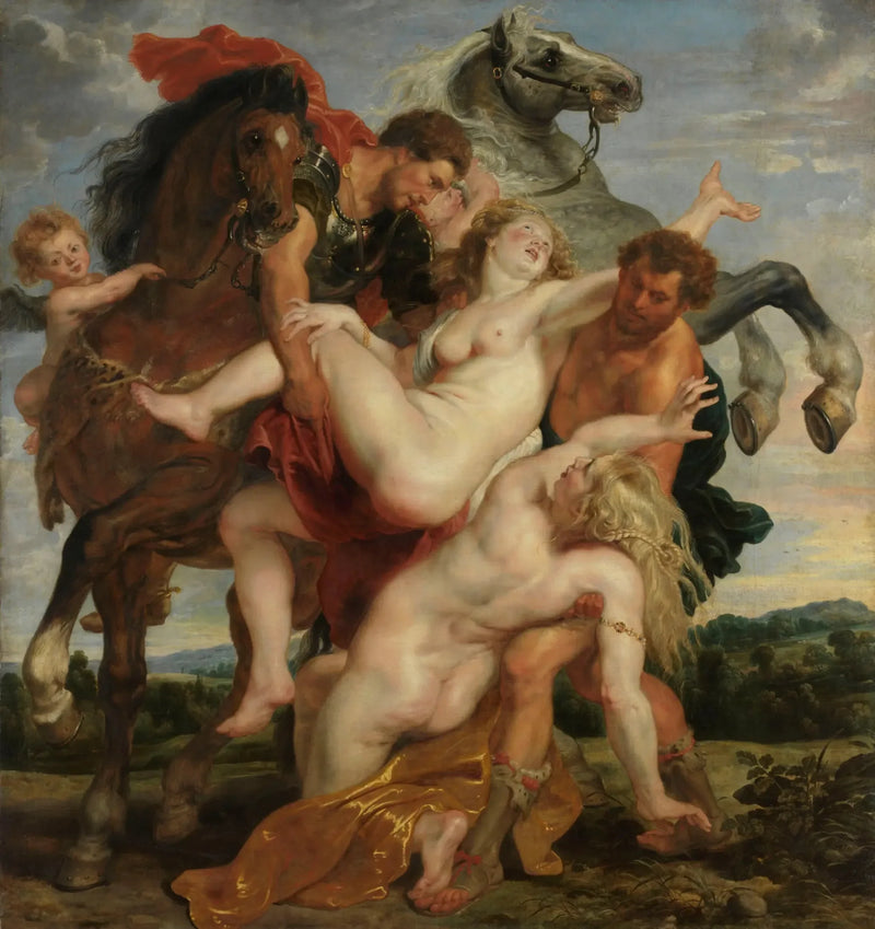 O Rapto das Filhas de Leucippe - Peter Paul Rubens