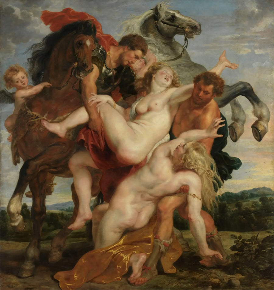 O Rapto das Filhas de Leucippe - Peter Paul Rubens