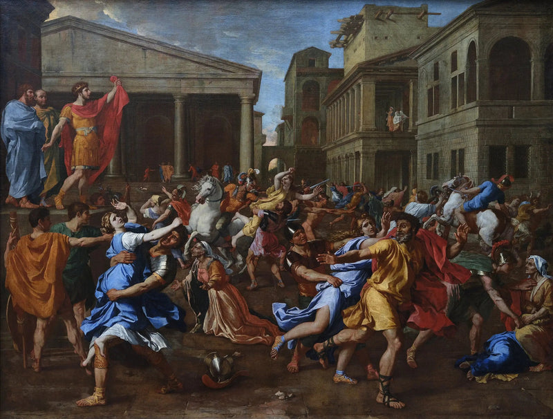 O Rapto das Sabinas - Nicolas Poussin