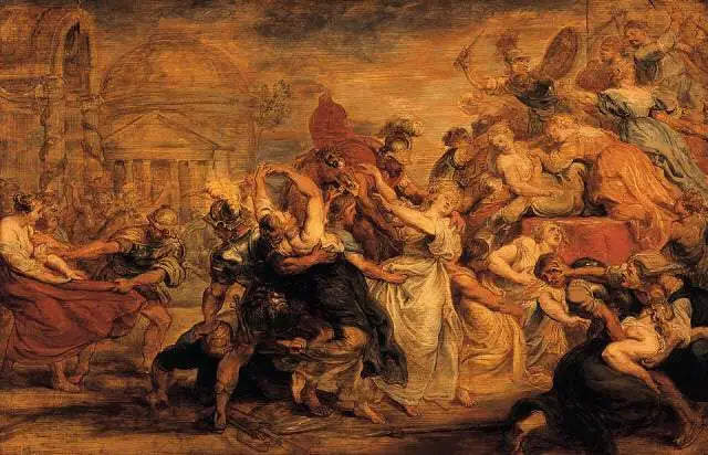 O Rapto das Sabinas - Peter Paul Rubens