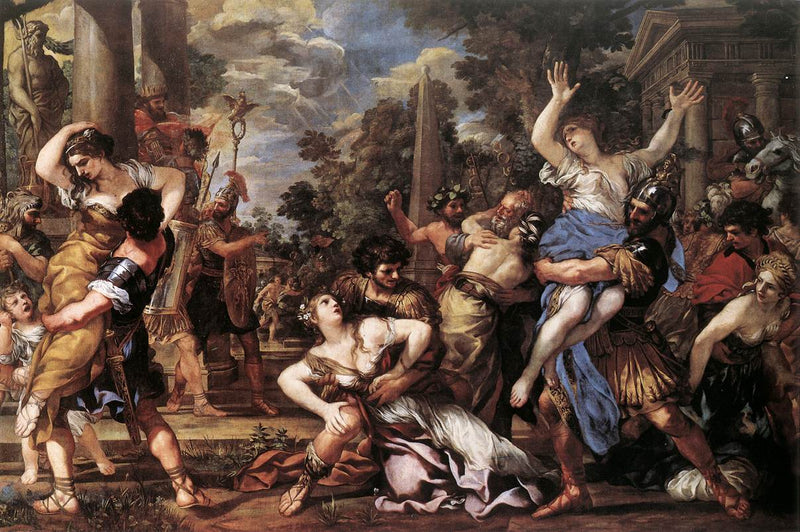 O Rapto das Sabinas - Pietro da Cortona