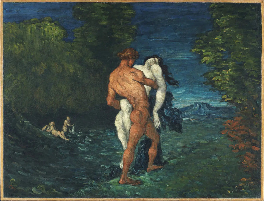 O Rapto - Paul Cézanne