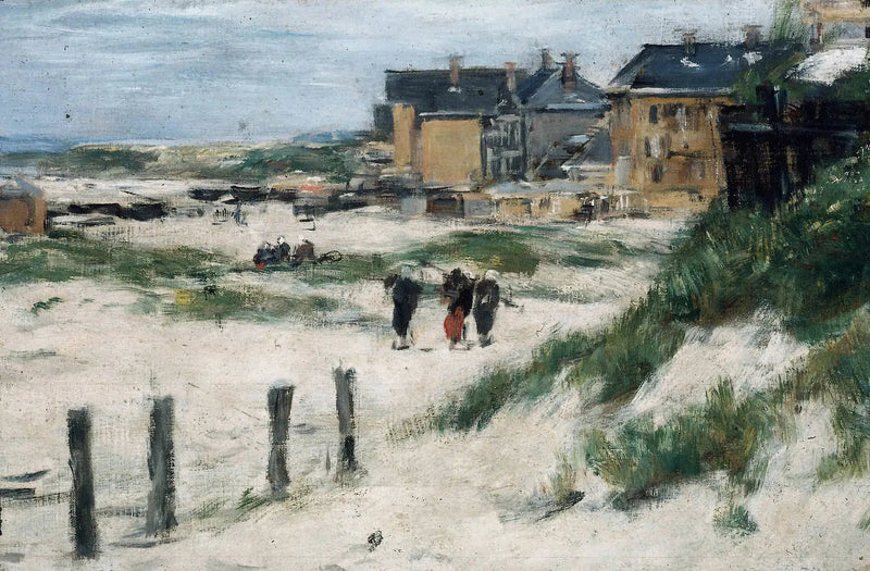 A entrada de Berck - Eugène Boudin
