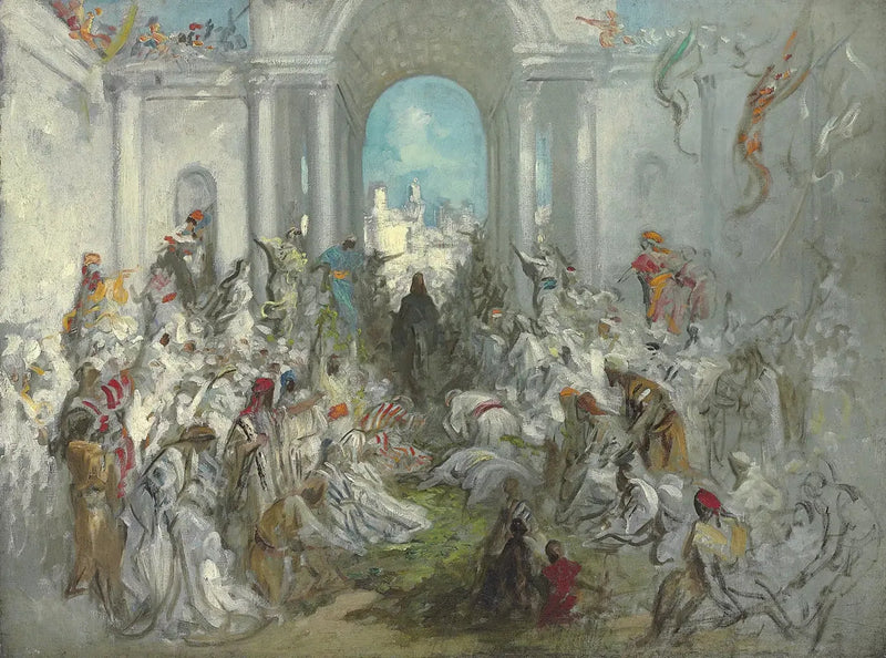 A entrada de Cristo em Jerusalém - Gustave Doré