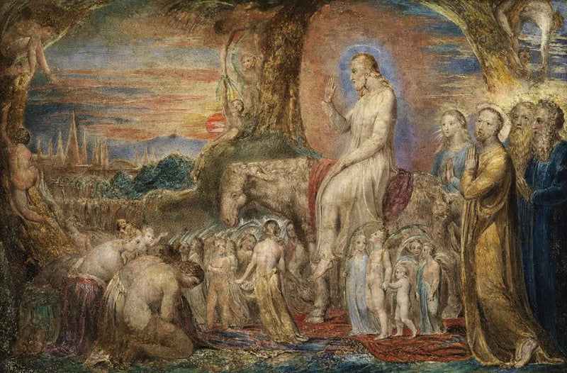 A entrada de Cristo em Jerusalém - William Blake