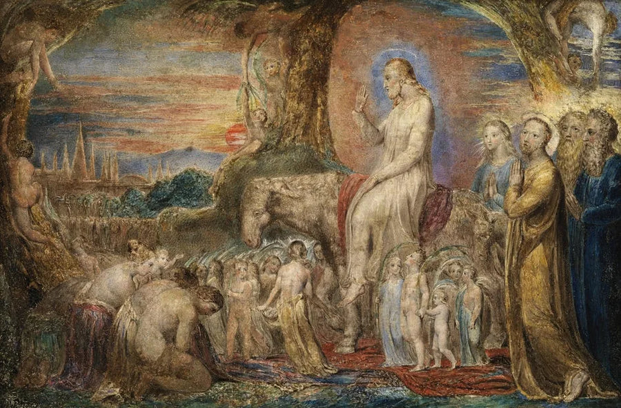A entrada de Cristo em Jerusalém - William Blake