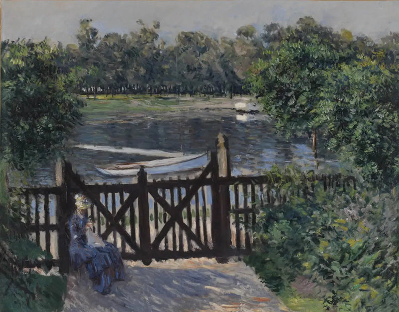 A Entrada do Jardim, Petit-Gennevilliers - Gustave Caillebotte