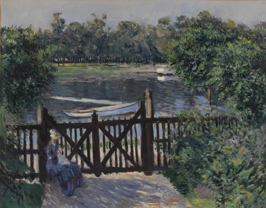 A Entrada do Jardim, Petit-Gennevilliers - Gustave Caillebotte