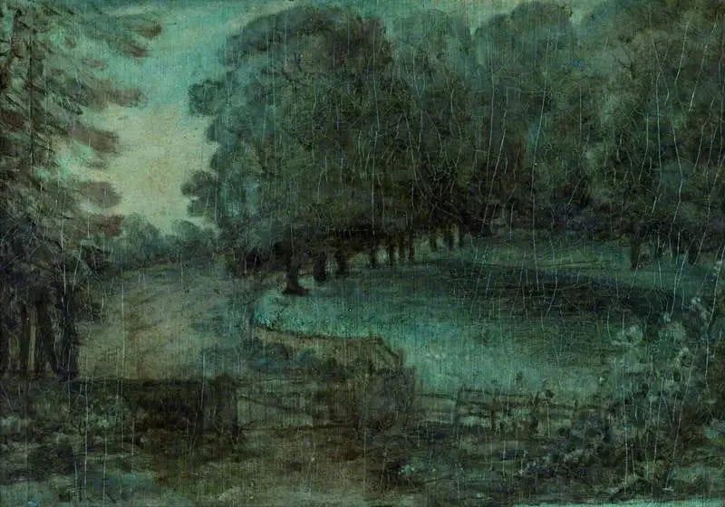 Entrada do parque de Sr. Thrale, Streatham - Joshua Reynolds