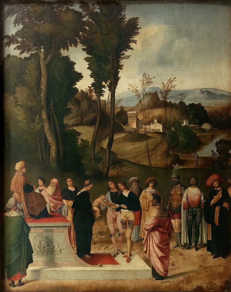 A Prova do Fogo de Moisés - Giorgione
