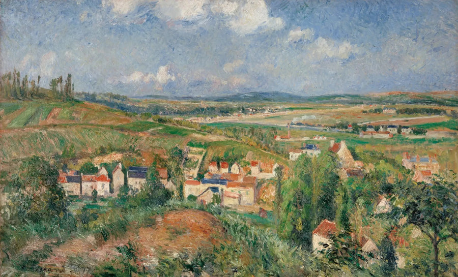 O eremitério no verão, Pontoise - Camille Pissarro