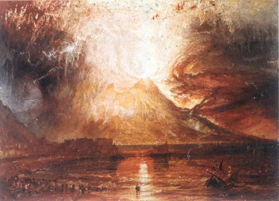 A Erupção do Vesúvio - J. M. W. Turner