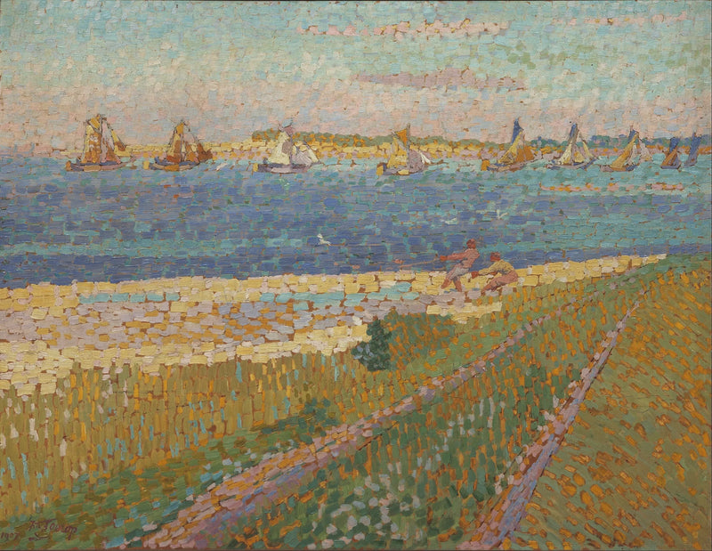 O Escaut perto de Veere - Jan Toorop