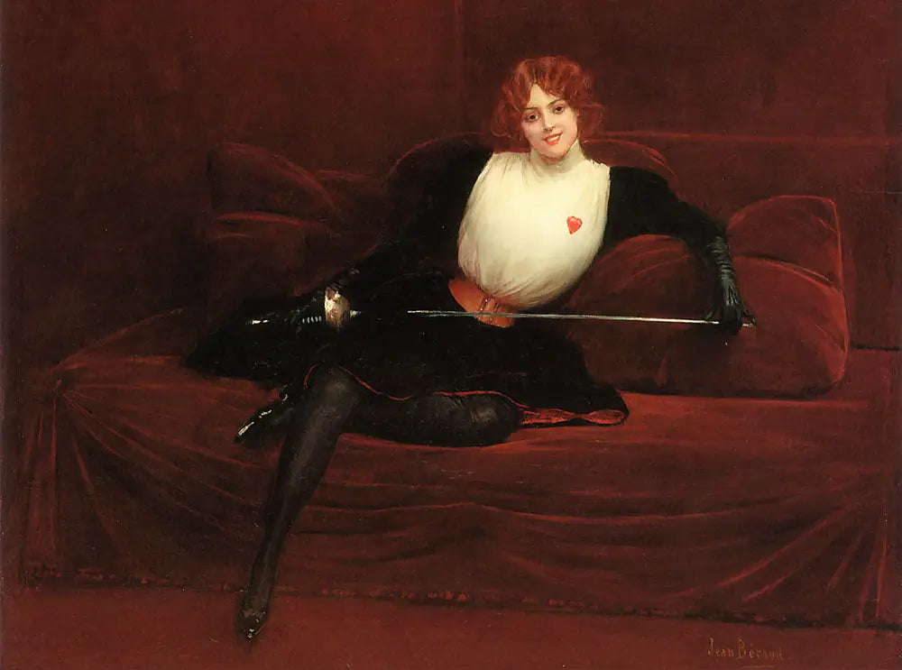 L’escrimeuse - Jean Béraud - Alpha Reproduction