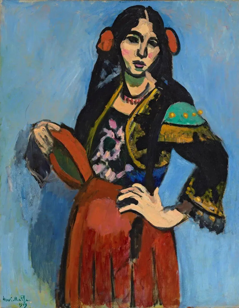 A Espanhola com o Pandeiro - Henri Matisse