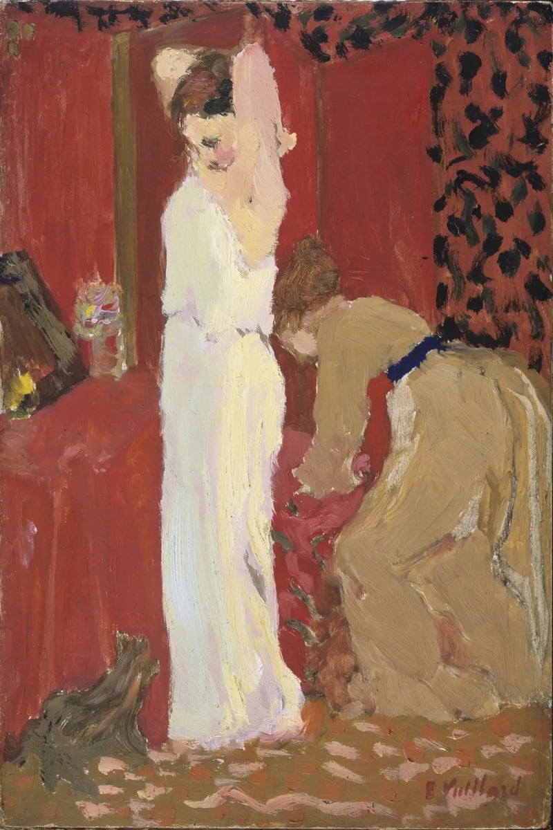 A Prova; Atriz em seu camarim - Édouard Vuillard