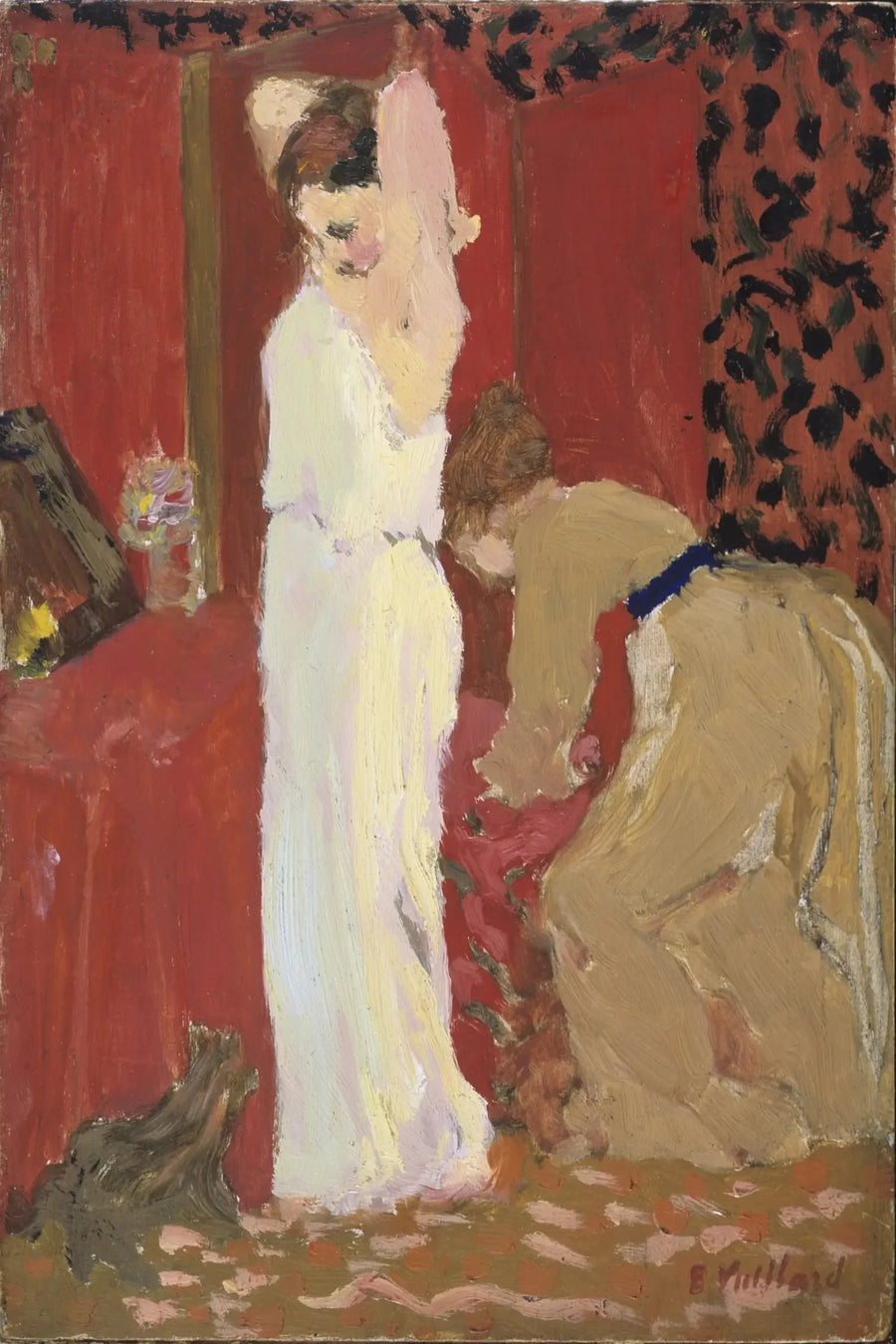 A Prova; Atriz em seu camarim - Édouard Vuillard