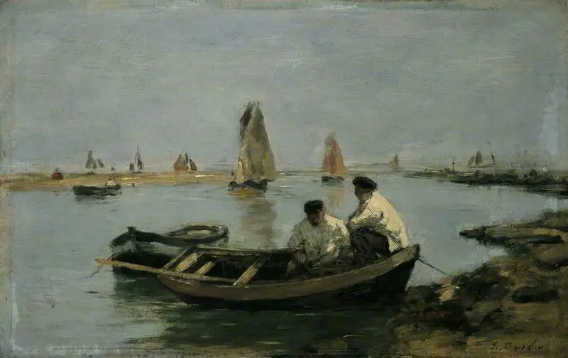 O estuário - Eugène Boudin