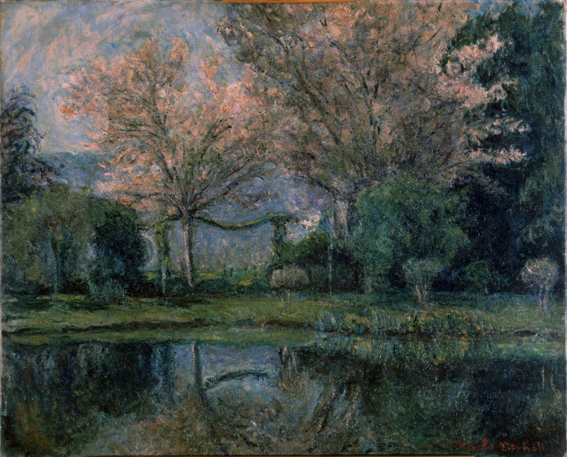O lago em Giverny - Blanche Hoschédé Monet