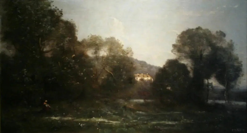 O Lago de Ville d'Avray - Jean-Baptiste Camille Corot