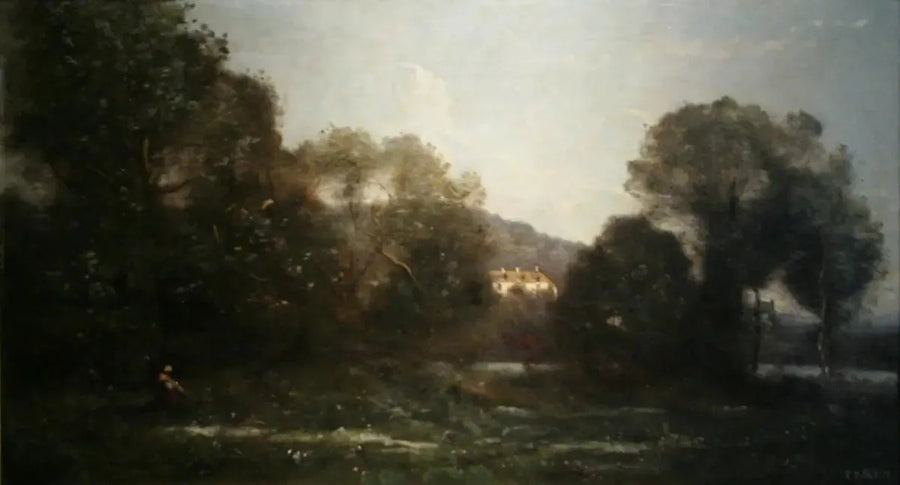 O Lago de Ville d'Avray - Jean-Baptiste Camille Corot