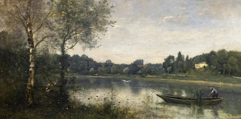 O lago de Ville d'Avray - Jean-Baptiste Camille Corot