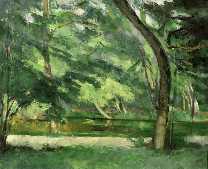 O Lago das Irmãs em Osny, perto de Pontoise - Paul Cézanne