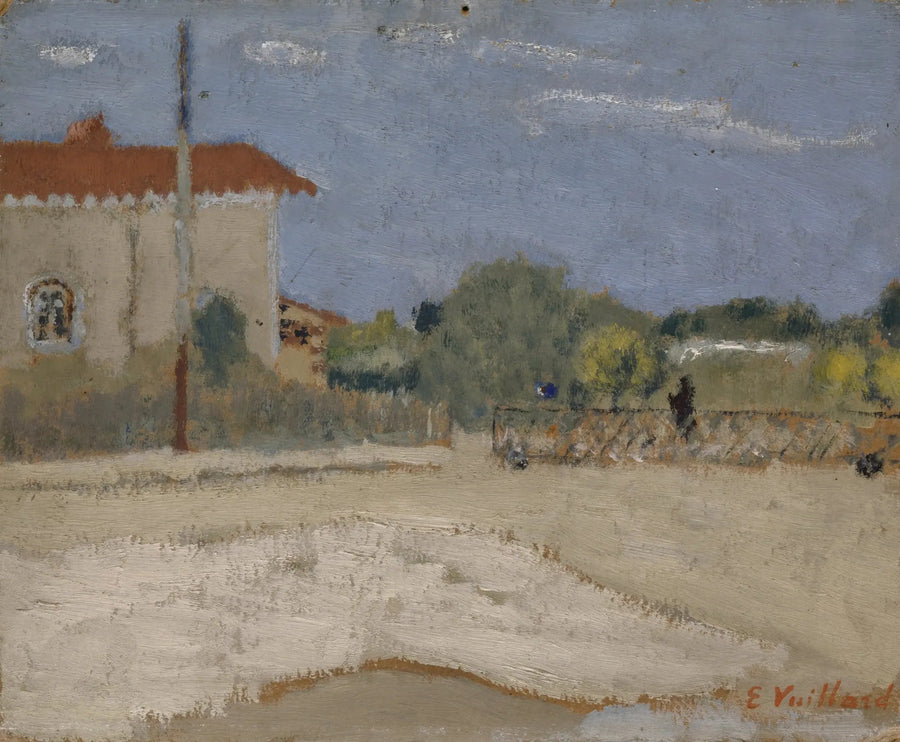 L'Étang-la-Ville. A estação - Édouard Vuillard