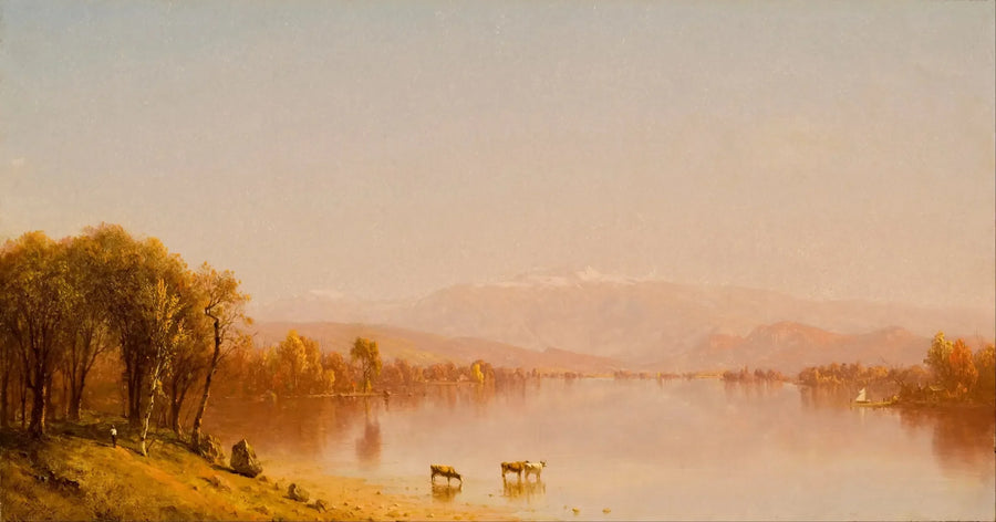 O verão de outono nas Montanhas Brancas - Sanford Robinson Gifford