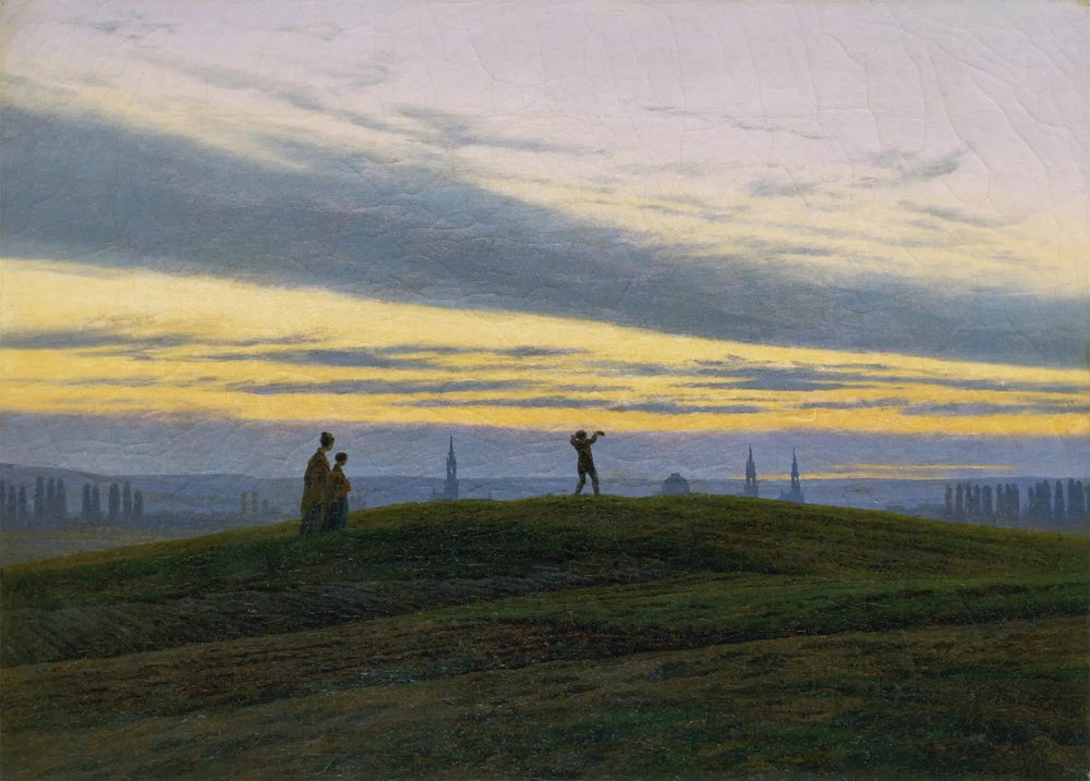 L'Étoile du soir - Caspar David Friedrich image 1 reproduction réalisée par Alpha Reproduction